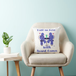 Coussin Tomber Dans L'Amour Avec Les Jeux De Conseil Meepl