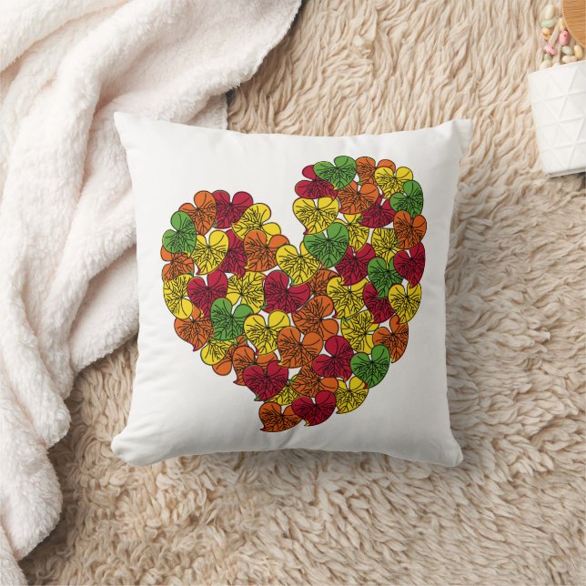 Coussin Tomber dans l'amour-Signature-Multi (Couverture)