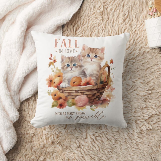 Coussin Tombez amoureux d'autant de choses que possible (Couverture)