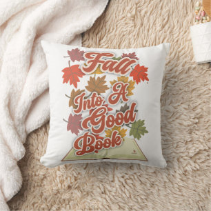 Coussin Tombez Dans Un Bon Livre Vie De Lecture D'automne