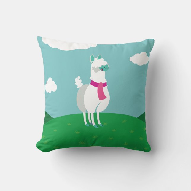 Coussin Tommy le lama (Recto)