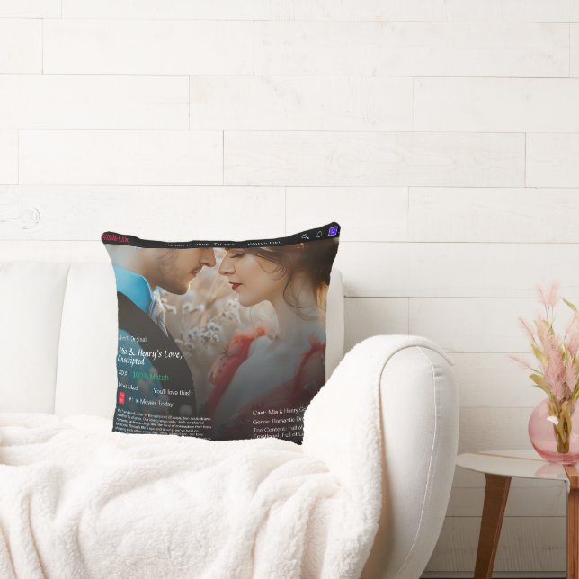 Coussin Ton histoire d'amour en streaming (Canapé)