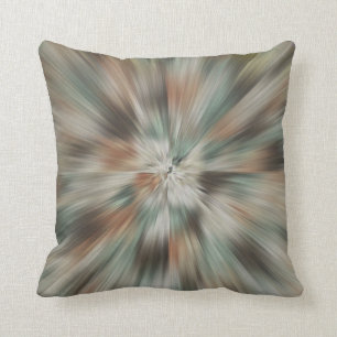 Coussin Tones Abstraites de la Terre Tie Tee Tee
