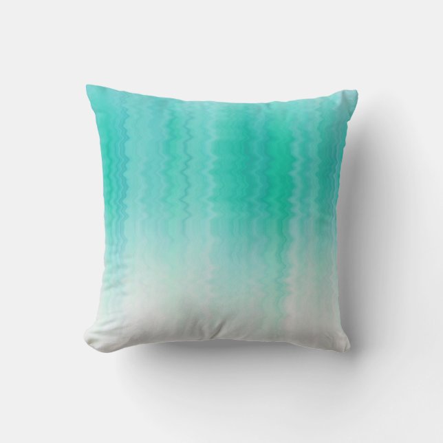 Coussin Tons de couleur turquoise (Recto)