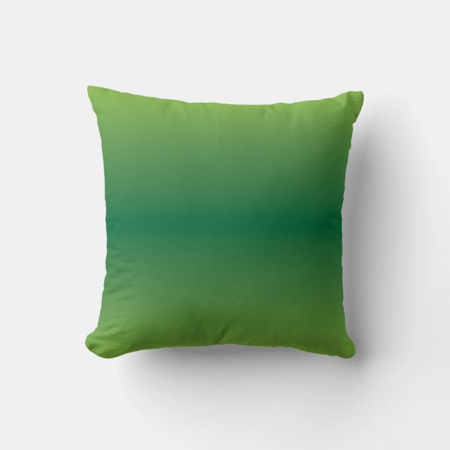 Coussin Tons de Green Designer (Recto)