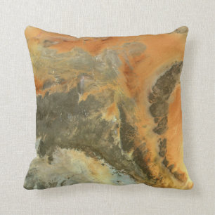 Coussin Tons de la terre de désert du Sahara