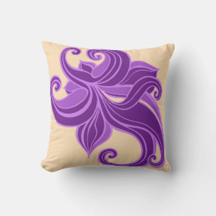Coussin Tons Lilac réversible