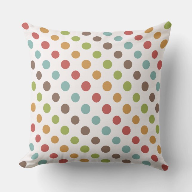 Coussin Tons Motifs pois (Recto)