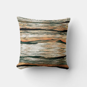 Coussin tons pastel Abstraits couleur neutre géo teint mel