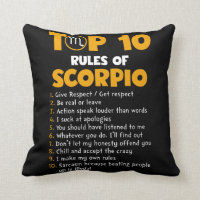 Top 10 Rules of Scorpio Birthday
