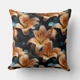 Coussin Topaz Lillies