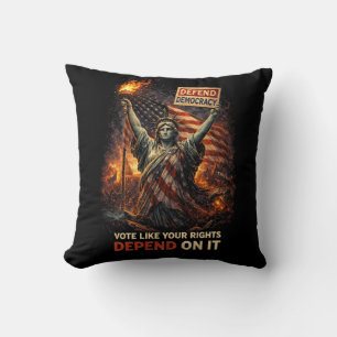 Coussin Torche de la démocratie