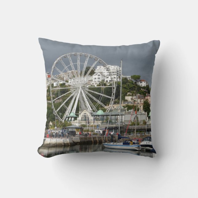 Coussin Torquay, Devon, Angleterre Jeu d'oreiller / Coussi (Recto)