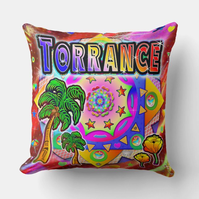 Coussin Torrance Tropical Friends (Recto)