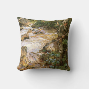 Coussin Torrent du Tyrol par John Singer Sargent