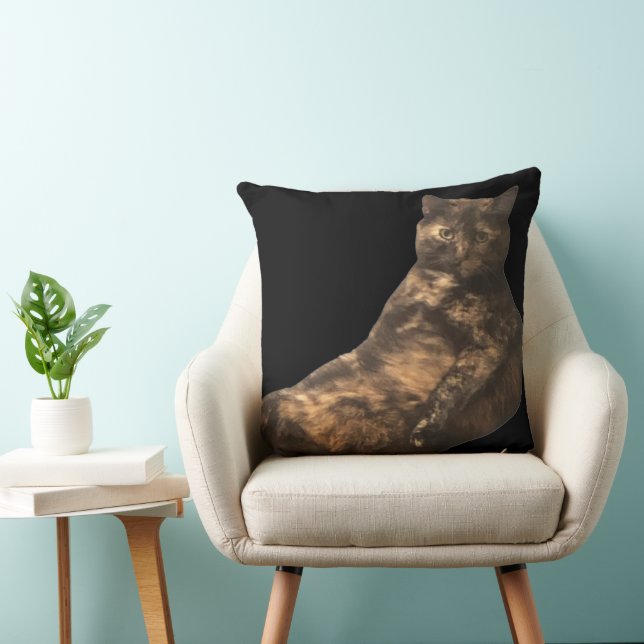 Coussin Tortoise-shell Cat Pillow (Chaise)