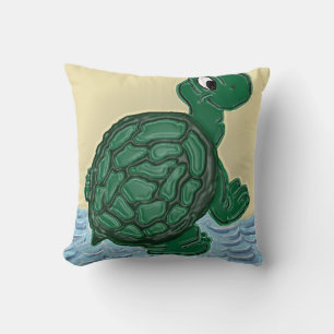 Coussin Tortue Animée 3D