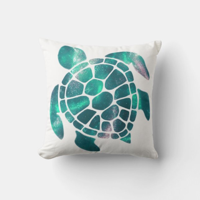 Coussin Tortue brillante  (Recto)