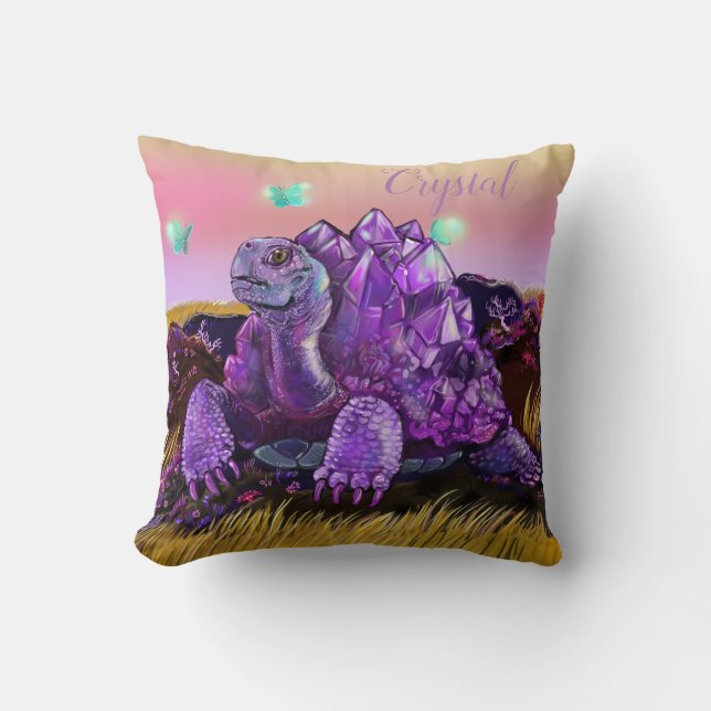 Coussin Tortue cristallisée (Recto)