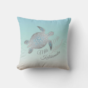 Coussin Tortue d'argent   Mele Kalikimaka