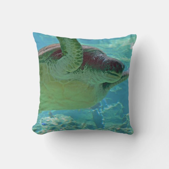 Coussin Tortue de mer (Recto)