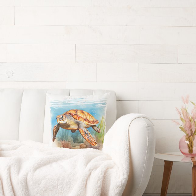 Coussin Tortue de mer (Canapé)