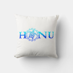 Coussin Tortue de mer de Honu d'Hawaii Océan Bleu