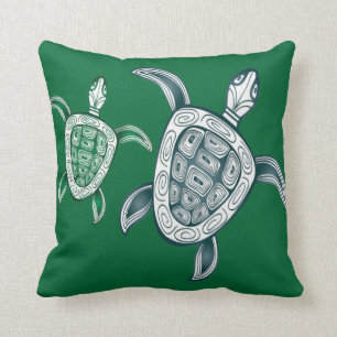 Coussin Tortue de mer verte d'Hawaï