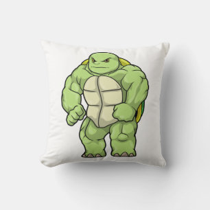 Coussin Tortue en Bodybuilder avec Six pack