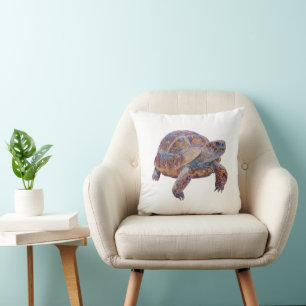 Coussin Tortue heureuse