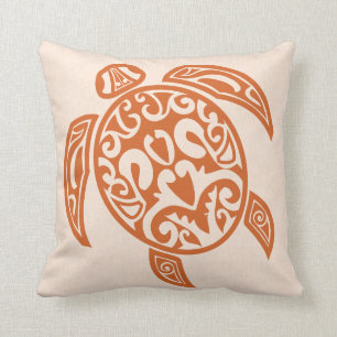 Coussin Tortue tribale