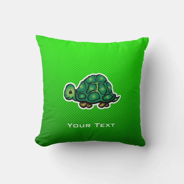 Coussin Tortue verte (Recto)