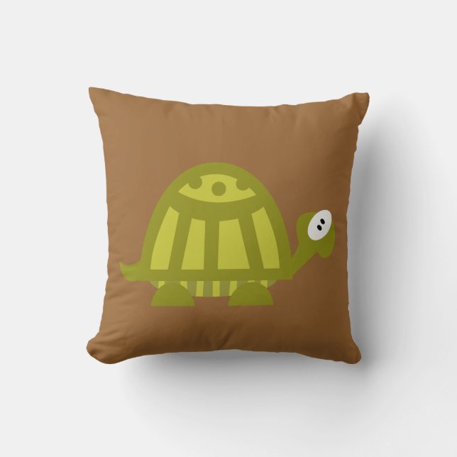 Coussin Tortue verte (Recto)