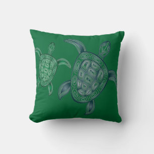Coussin Tortue verte d'Hawaii