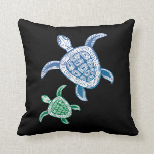 Coussin Tortues d'Hawaï