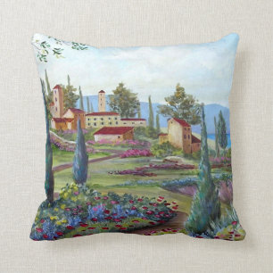 Coussin toscan de paysage