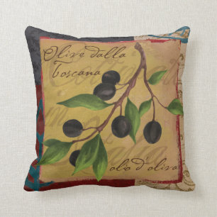 Coussin toscan d'olives