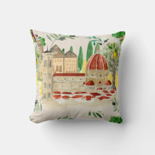 Coussin Toscane, Toscane, Italie, olives, citrons, agrumes