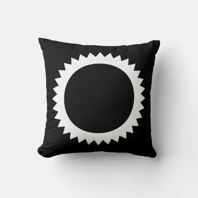 Coussin Total Eclipse Cushion de l'astronome moderne (Recto)