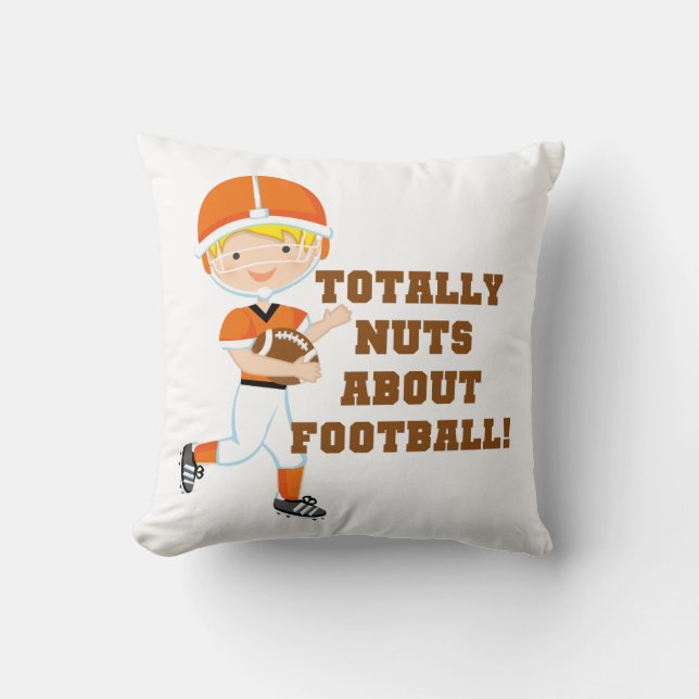 Coussin Totalement Nez Au Sujet Du Football (Recto)