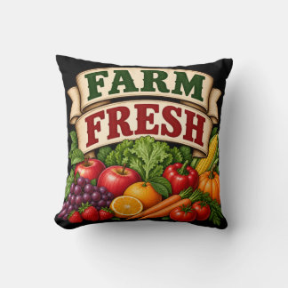Coussin Tote sac frais de la ferme