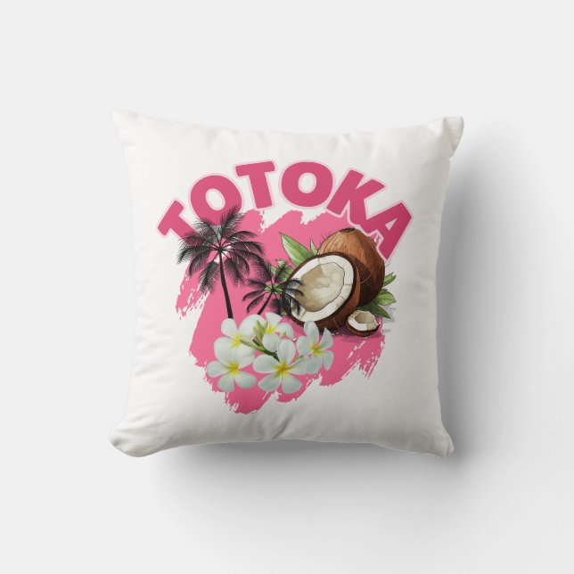 Coussin TOTOKA - Beau en fidjien (Recto)