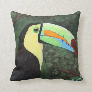 Coussin toucan Quille-affiché