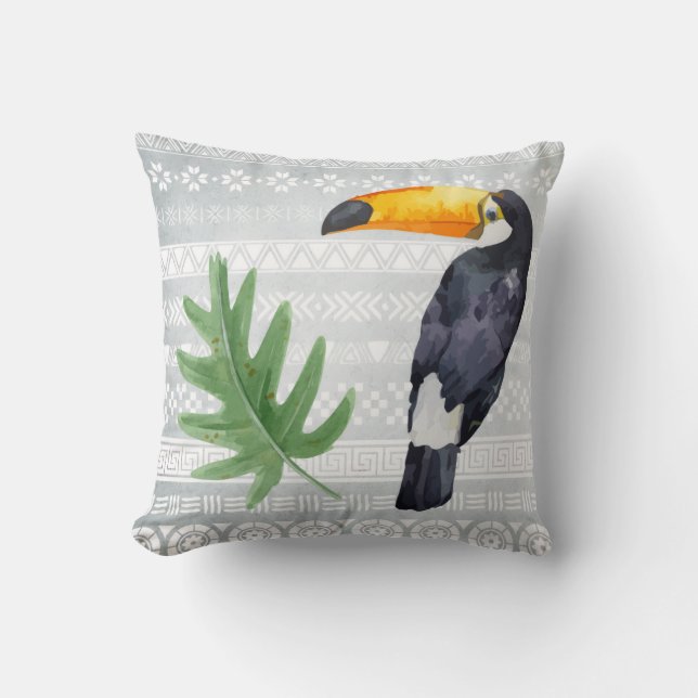 Coussin Toucan Solitaire (Recto)