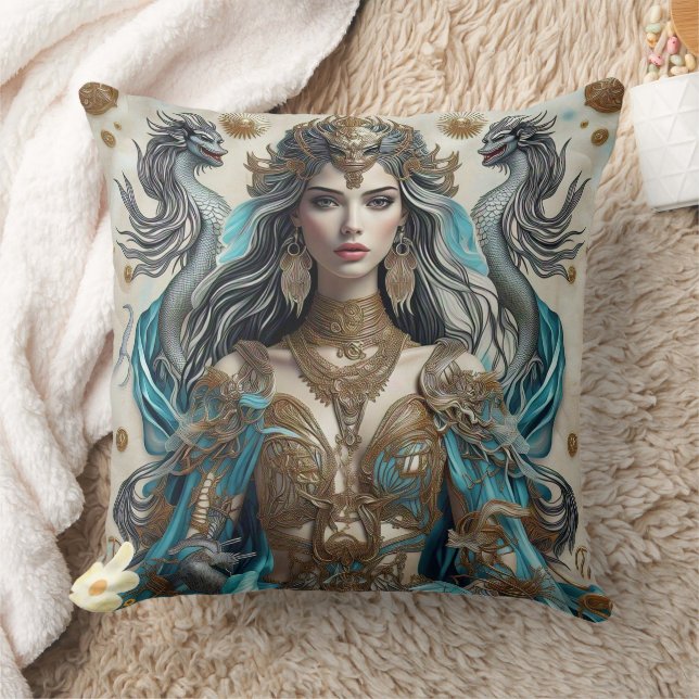 Coussin "Touche de mer dorée" (Couverture)