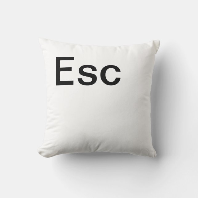 Coussin Touche d'échappement ESCAPE (Recto)