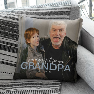 Coussin Toujours Gratte Pour Vous Grand-Papa Photo Keepsak