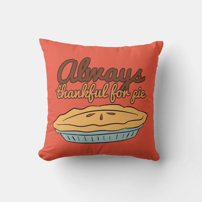 Coussin Toujours Remercié Pour La Pie (Recto)
