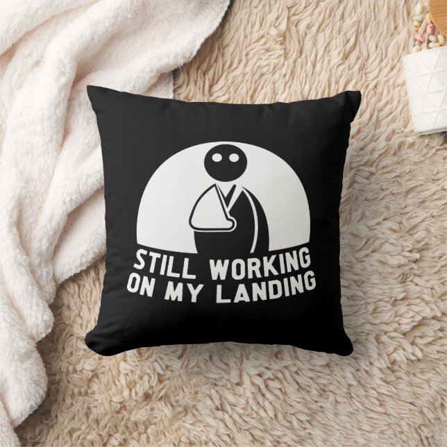 Coussin Toujours Travailler Sur Mon Atterrissage, Survivan (Couverture)