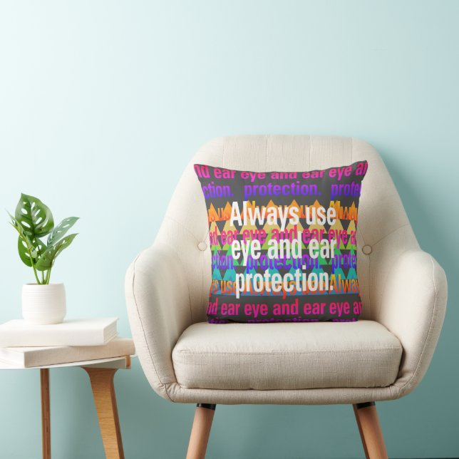 Coussin Toujours utiliser le spectre oculaire Rainbow Blen (Chaise)